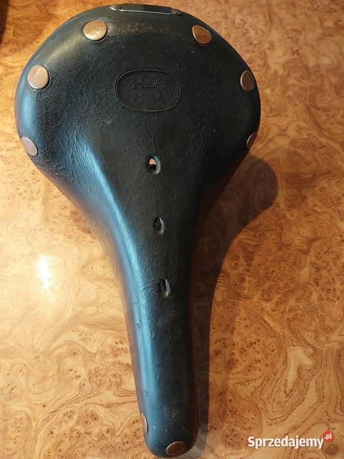 Zabytkowe skórzane siodełko do roweru Piła