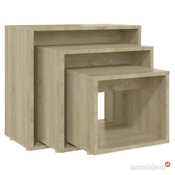 Stoliki wsuwane pod siebie 3 dąb sonoma WM808579 Warszawa