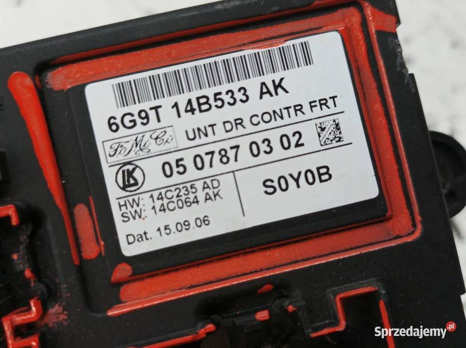 MODUŁ LEWY PRZÓD 6G9T14B533AK Ford Galaxy Mk3