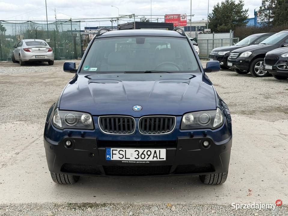 Bmw X3 20 Diesel Skóra 2004r 4x4 Raty Navi Xenon Rok produkcji 2004 Wrocław sprzedam