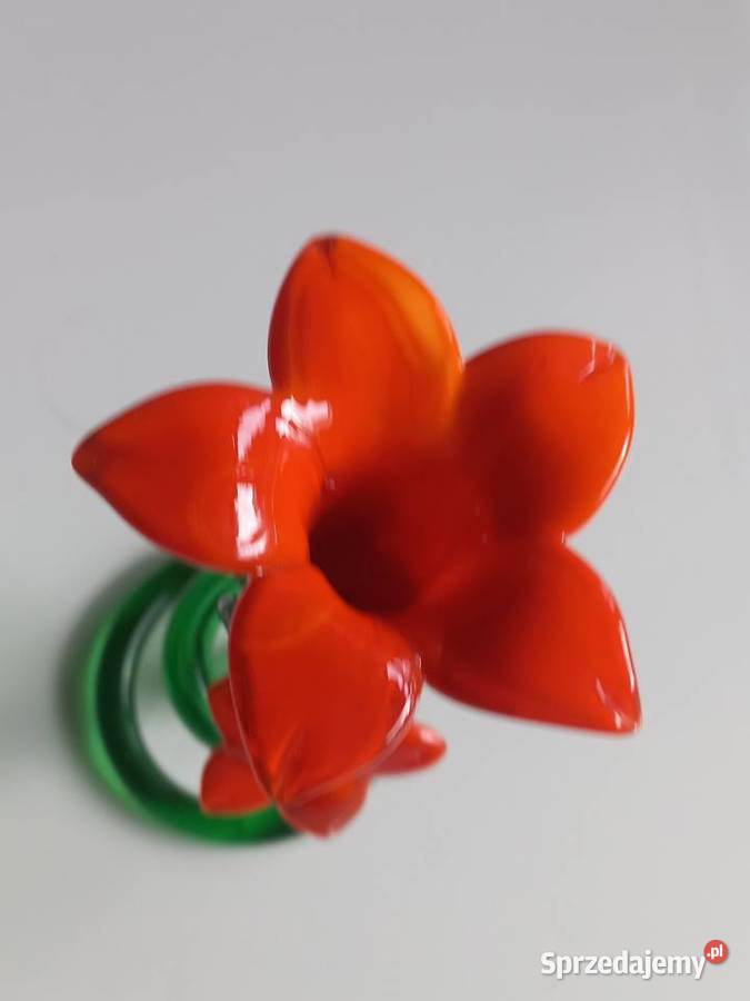 Świecznik Tulipan Murano style kujawsko-pomorskie Toruń