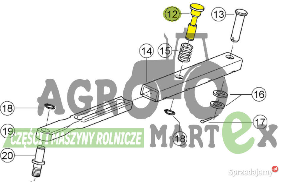 0013182940 13182940 00 1318 294 0 SWORZEŃ 35x81 Claas Wichrów sprzedam