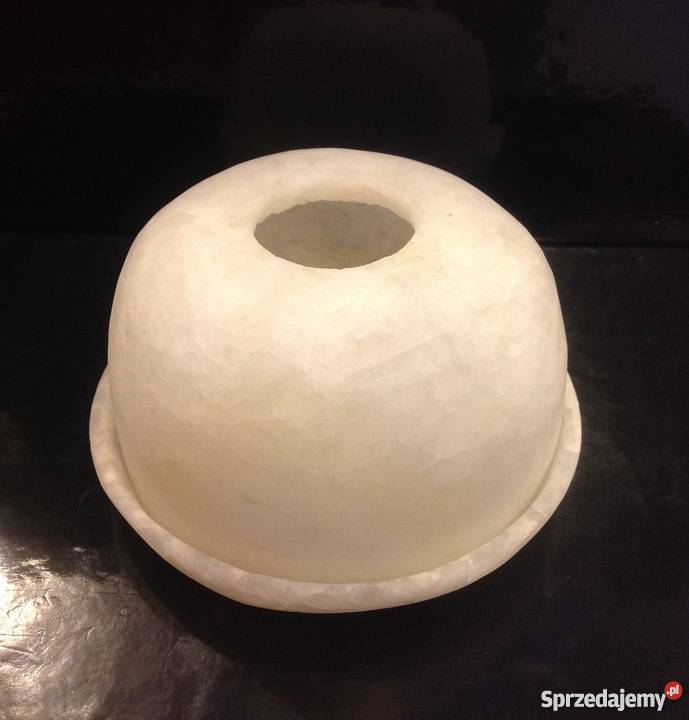 LAMPION ŚWIECZNIK Z ALABASTRU GIPSOWEGO LUXOR Szczecin