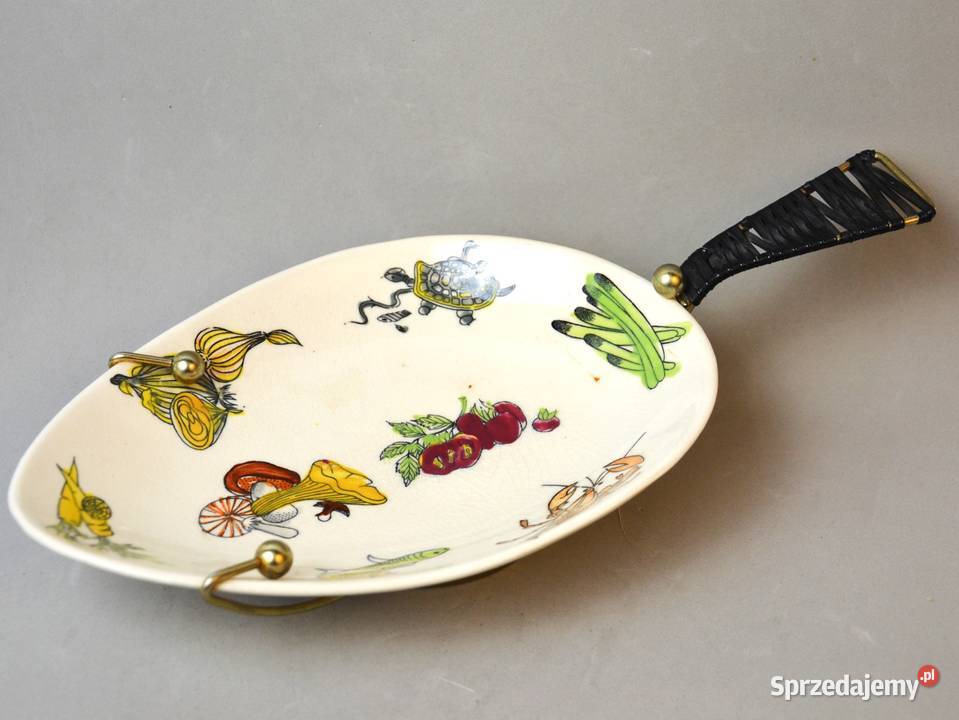 Vintage paterka miseczka podgrzewacz Francja Pomiechówek