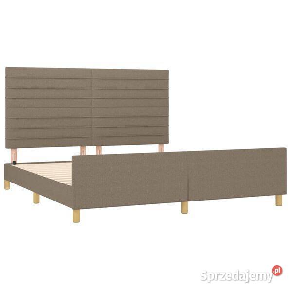 vidaXL Rama łóżka bez materaca taupe 160x200 Warszawa sprzedam