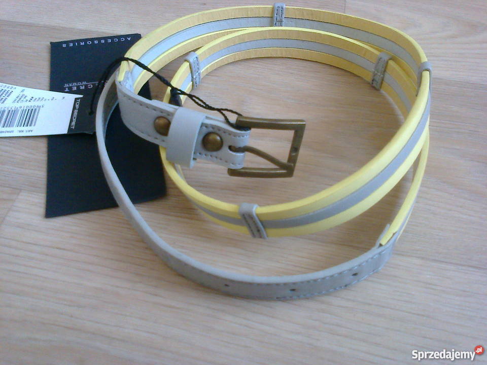 szarożółty pasek damski Top Secret Olkusz