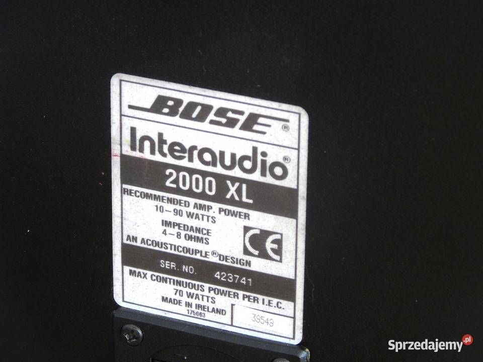 Kolumny Bose 2000 XL świetne monitory stereo podkarpackie