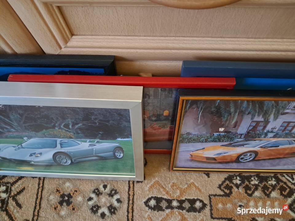 Obrazek szklony w drewnianej ramce Gdańsk