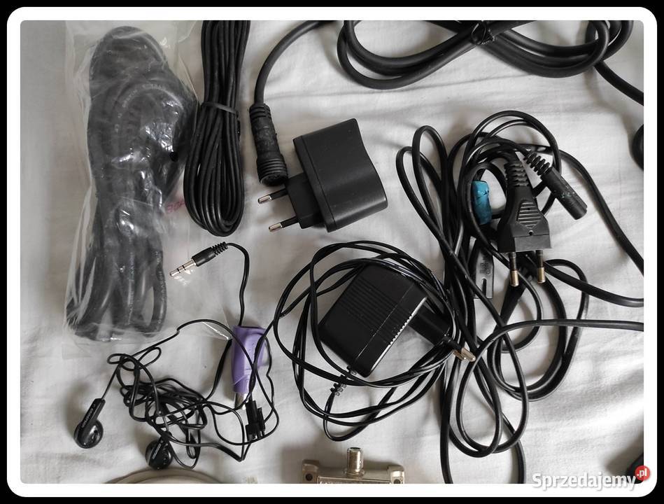 Zestaw kabli zasilaczy ładowarek Nowe i używane sprzedam