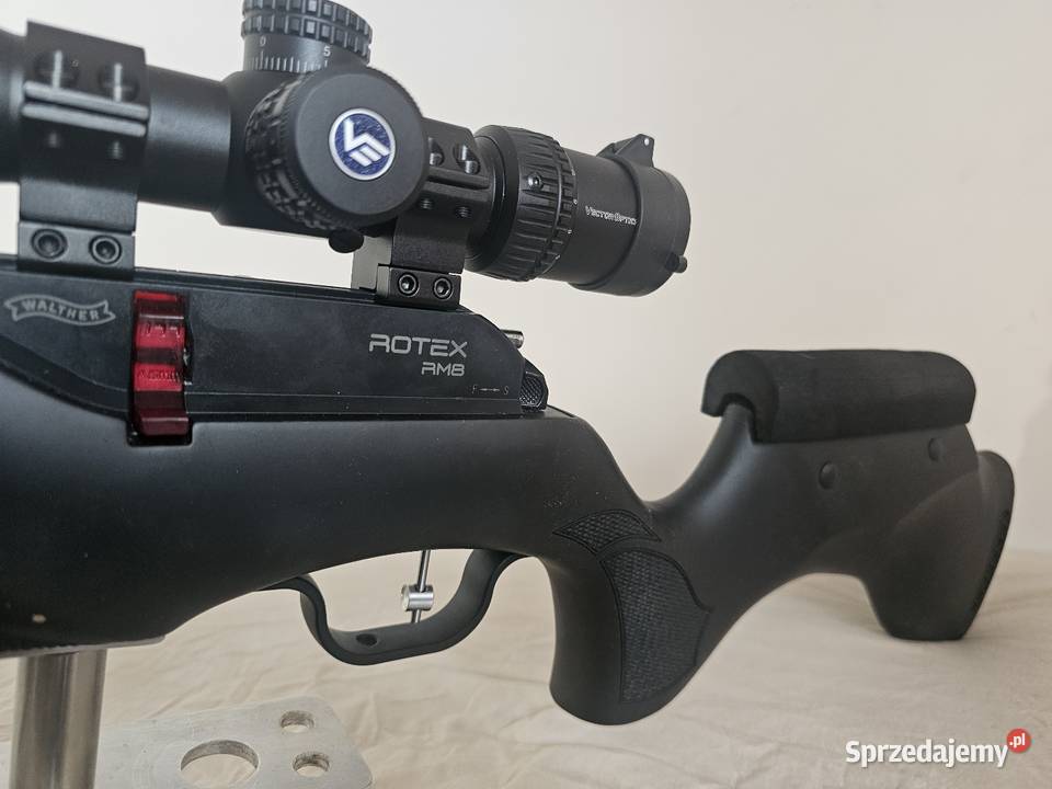 Wiatrówka Walther Rotex RM8 bogaty zestaw Wrocław sprzedam