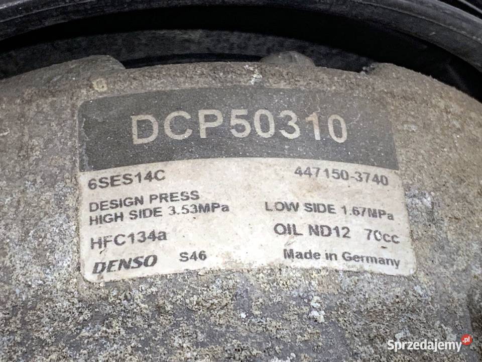 SPRĘŻARKA KLIMATYZACJI TOYOTA AURIS II