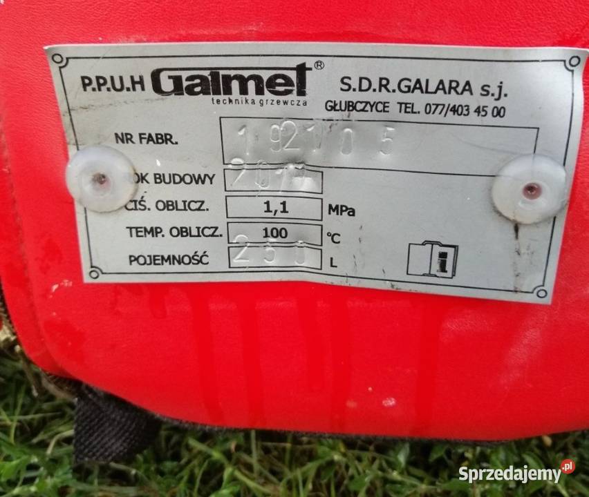 Zbiornik Na Ciepłą Wodę Bufor CWE 250L Olesno