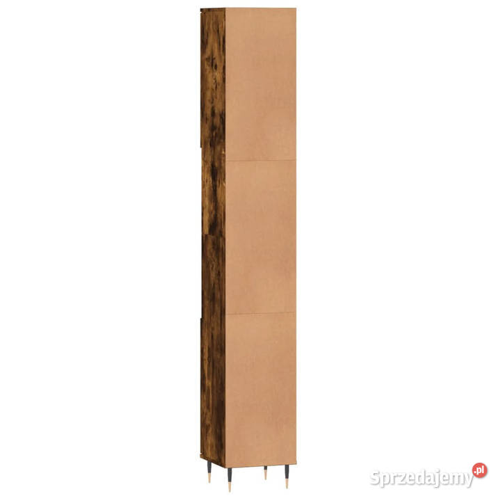 Szafka łazienkowa przydymiony dąb 30x30x190