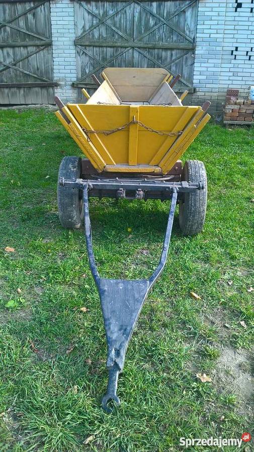 Wóz rolniczy konny do ciągnika lubelskie Puławy