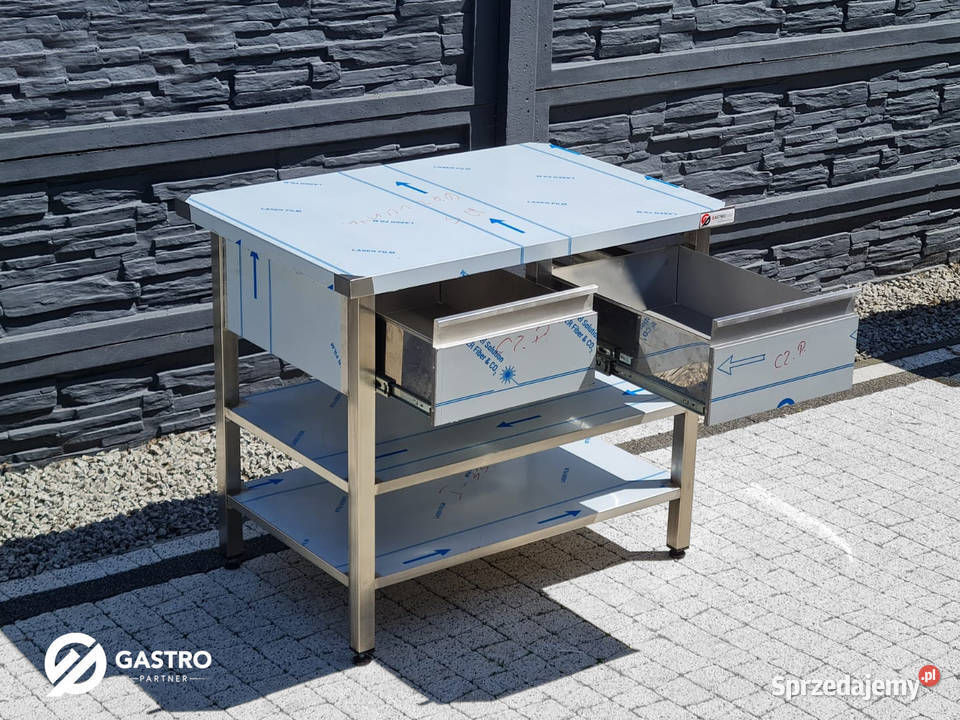 Stół przyścienny gastronomiczny z szufladami i Ostrów Wielkopolski