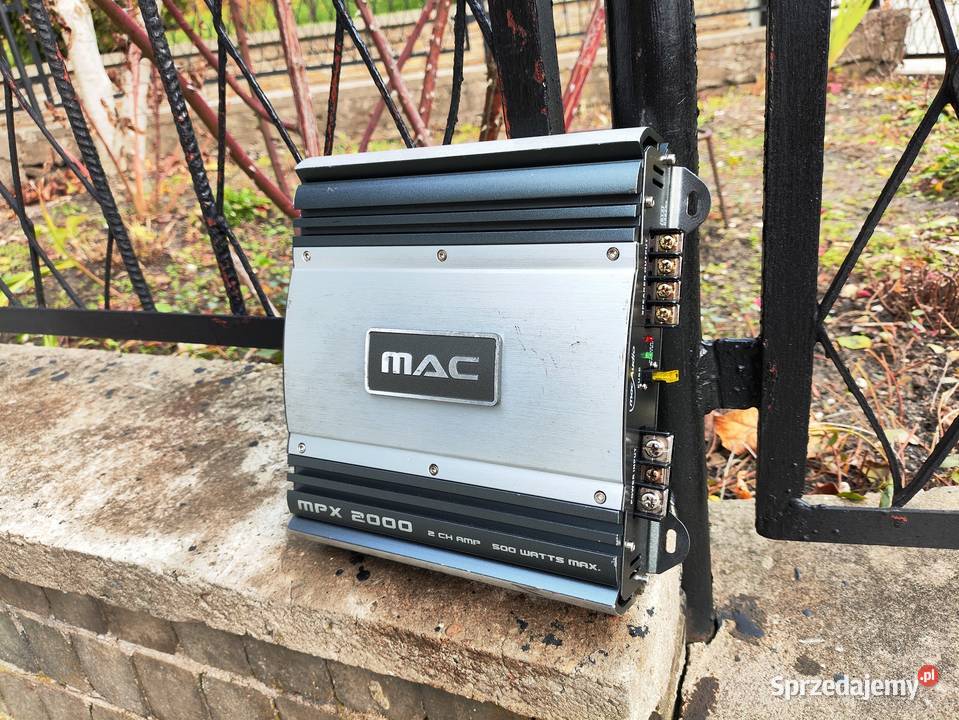 Wzmacniacz samochodowy 2 kanałowy Mac Audio MPX Niegowonice sprzedam