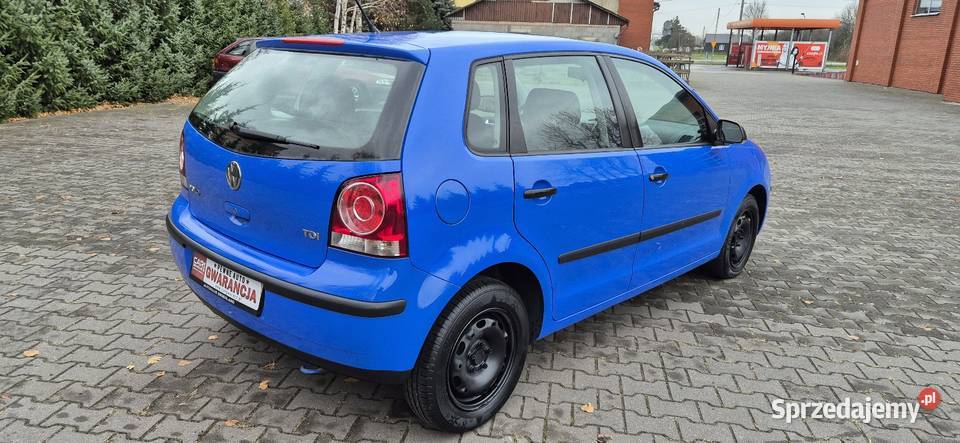 VW Polo 14TDI 5d klima piękny zadbany serwis 1400cm3 Polo mazowieckie Zwoleń