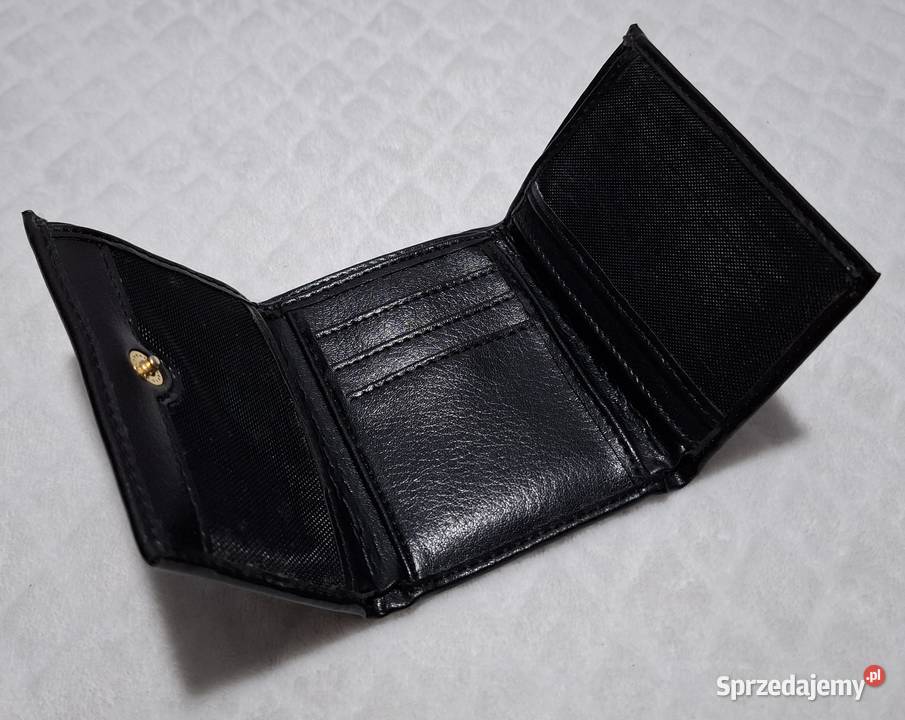 Portfel skórzany męski czarny 8x106 Czeladź