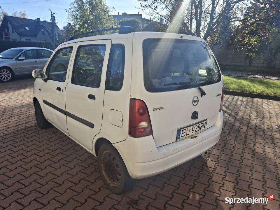Opel Agila 10 benzyna 2001 Agila Łódź