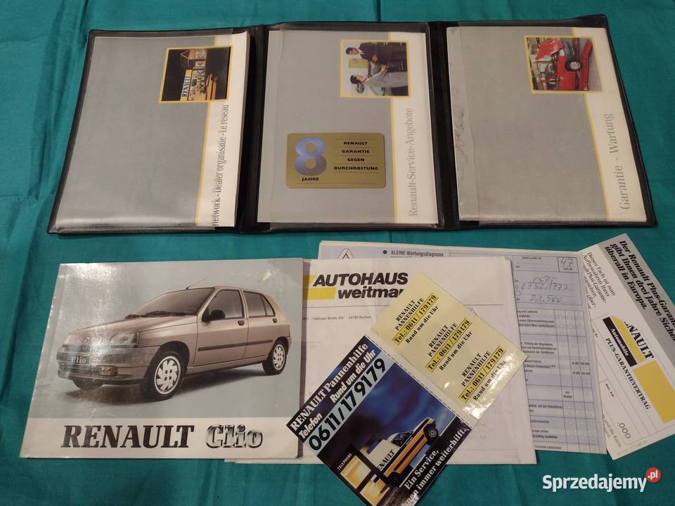 RENAULT CLIO 1 Instrukcja Obslugi książka motoryzacja, transport Łódź