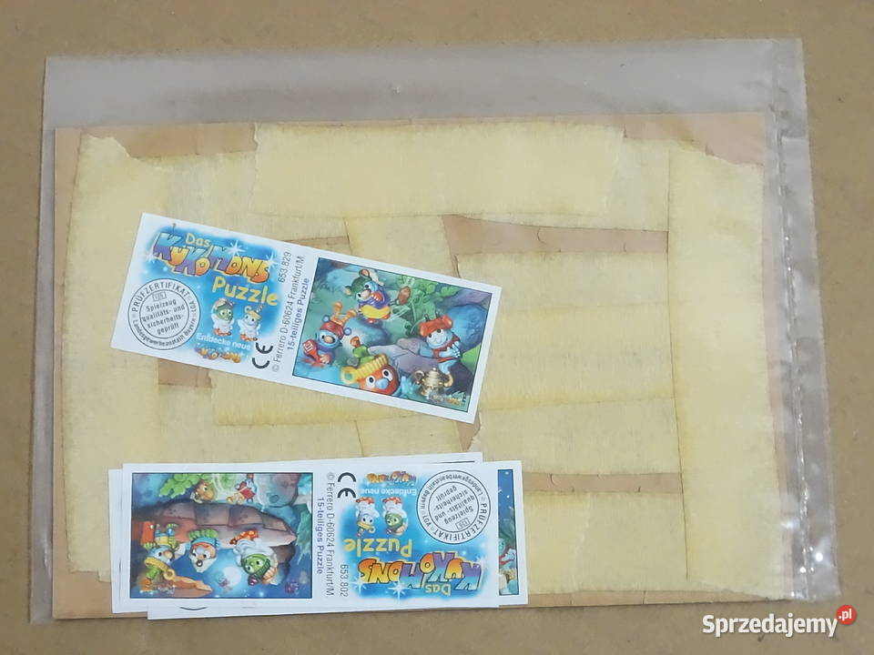 Unikat Kompletne Puzzle Kinder Ferrero Das Biłgoraj