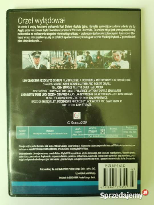 Orzeł Wylądował DVD film Kraków
