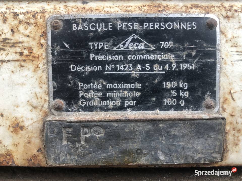 waga LECA 150 1951 Łowicz