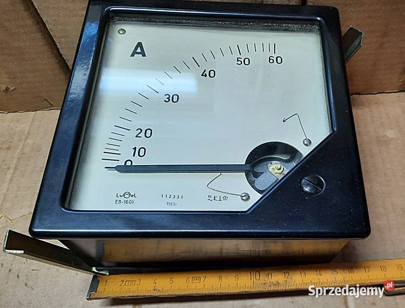 Amperomierz tablicowy 060 A Lumel 1963 r