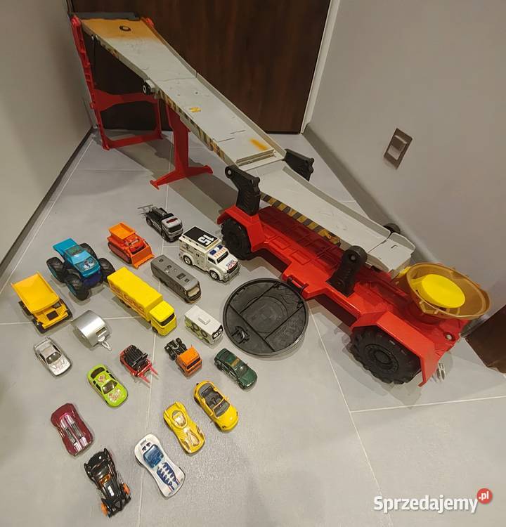 Hot Wheels Monstertruck naczepa składany tor kujawsko-pomorskie Toruń