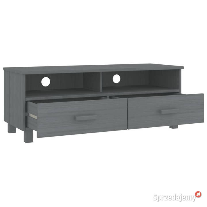 Szafka pod TV HAMAR ciemnoszara 106x40x40 drewno Warszawa