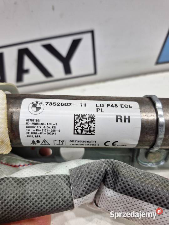 BMW X1 F48 KURTYNA POWIETRZNA PODUSZKA AIRBAG