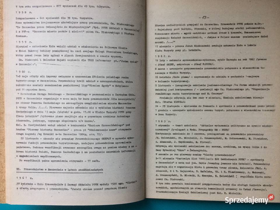 3417 Zarys Dziejów Ruchu Przewodnickiego W Antykwariat Szczecin