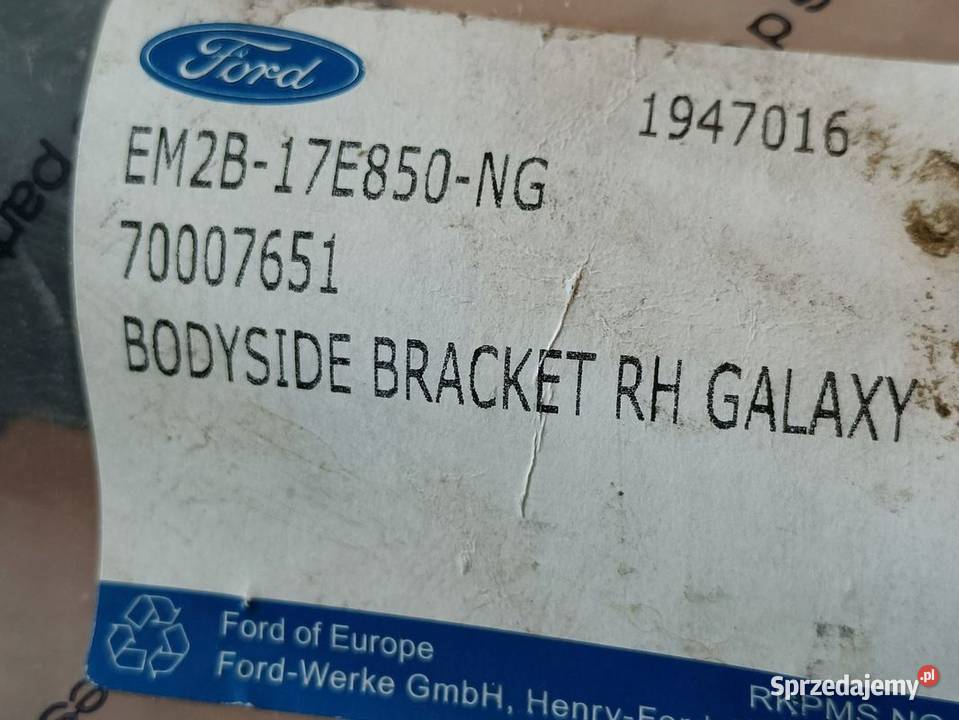 FORD GALAXY 15 ŚLIZG MOCOWANIE ZDERZAKA PRAWY Pleszew