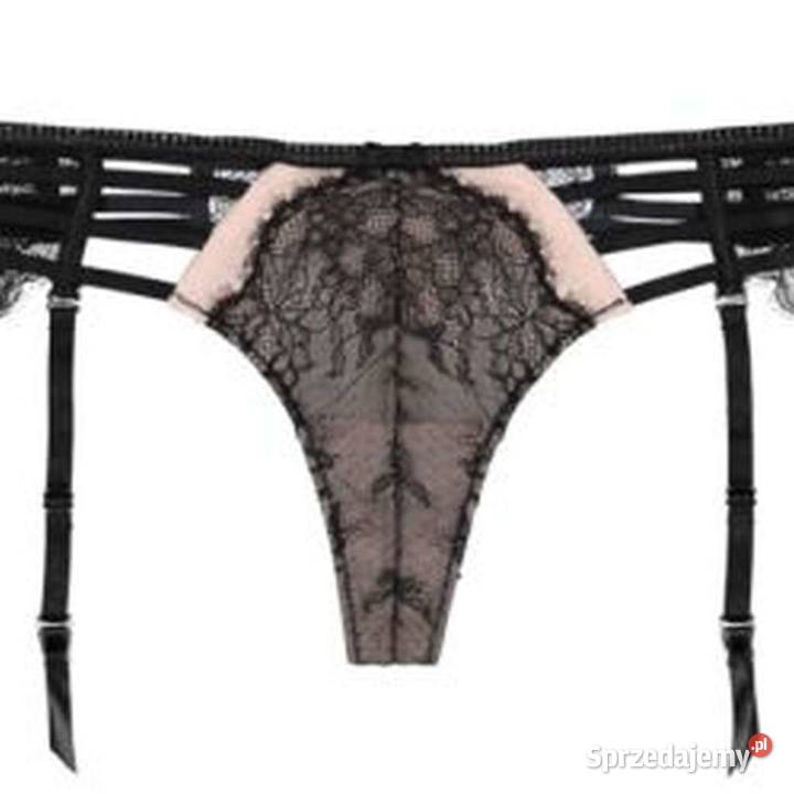czarne majtki stringi Censored Yorker 36 S pas Figi i stringi