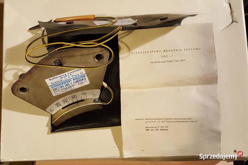 Stroboskopowy wskaznik zaplonu fiat 126
