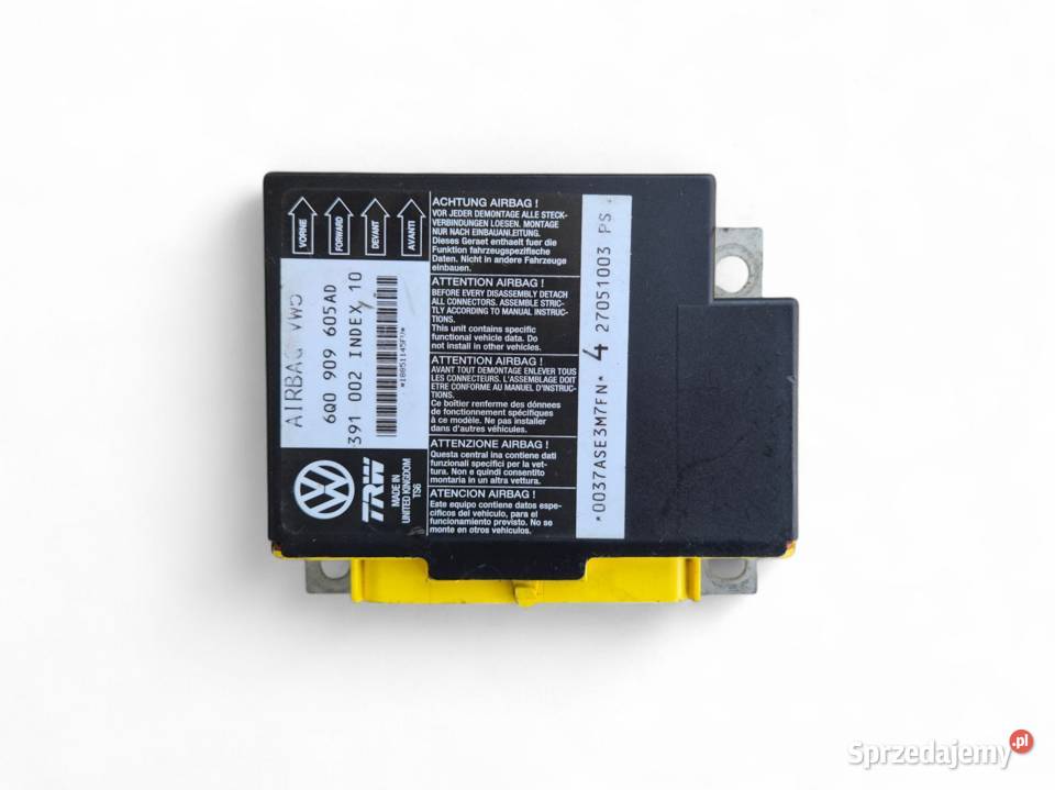 MODUŁ SENSOR AIRBAG IBIZA III POLO IV CORDOBA II Działoszyce sprzedam