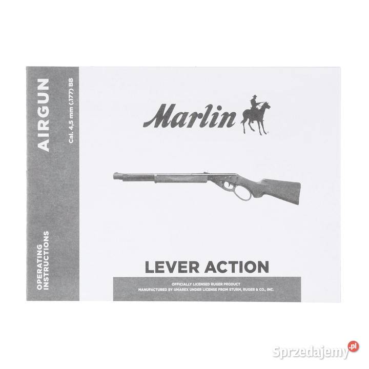 Wiatrówka Marlin Lever Action 45 mm czarna Warszawa sprzedam