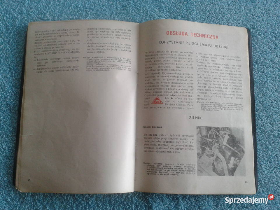 instrukcja obsługi samochodu FIAT 126p 1973 Chełm