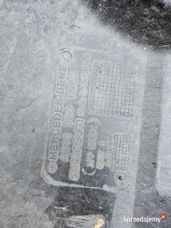 MERCEDES W246 W117 W156 OSŁONA PODWOZIA Międzychód