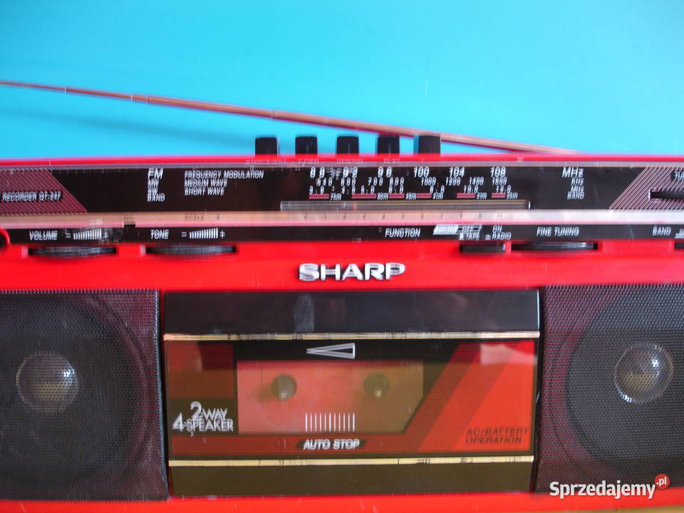 Radiomagnetofon SHARP QT247 Zielona Góra