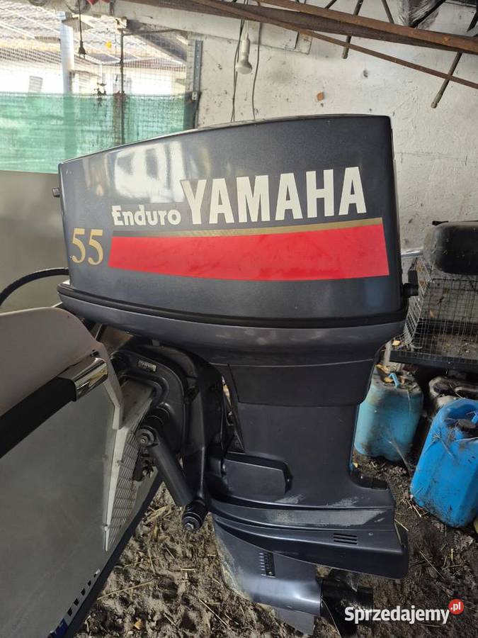 Łódź kabinowa Yamaha 55 przyczepa Lipinki