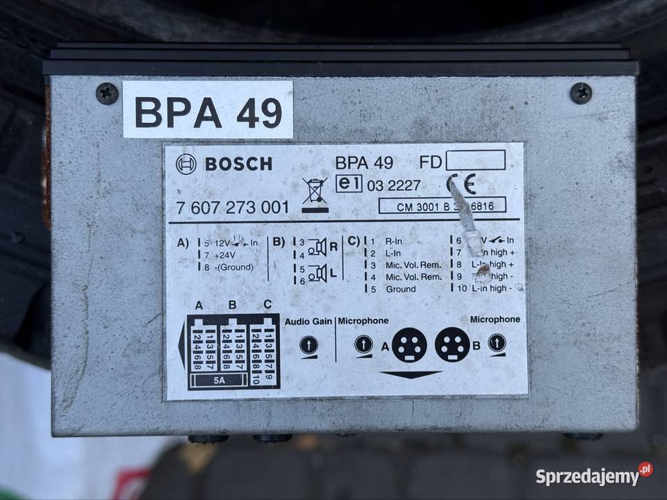 Wzmacniacz Bosch BPA49 Katowice sprzedam