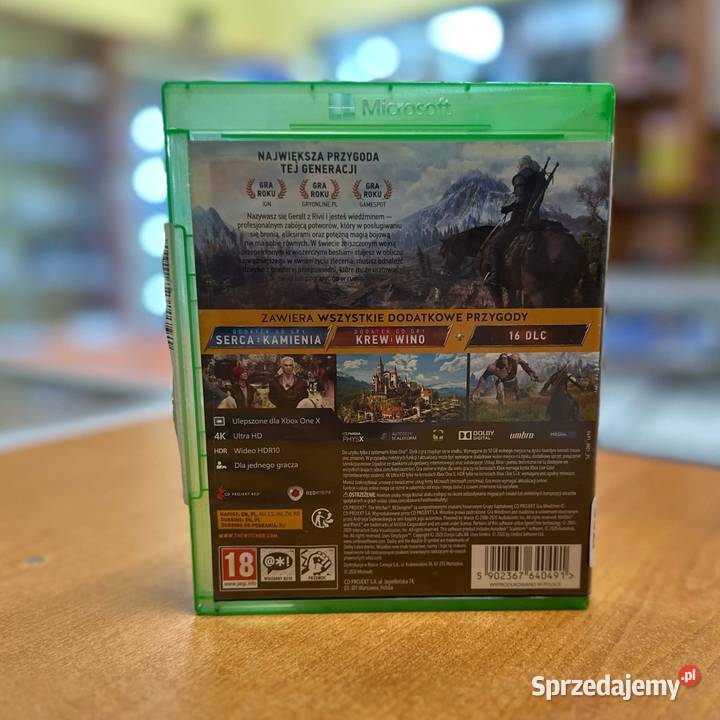 Gra na Xbox One Wiedźmiń 3 Dziki Gon warmińsko-mazurskie