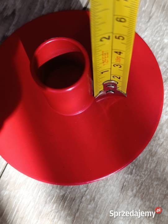 świeczniki Ikea czerwone 4 sztuki Poznań