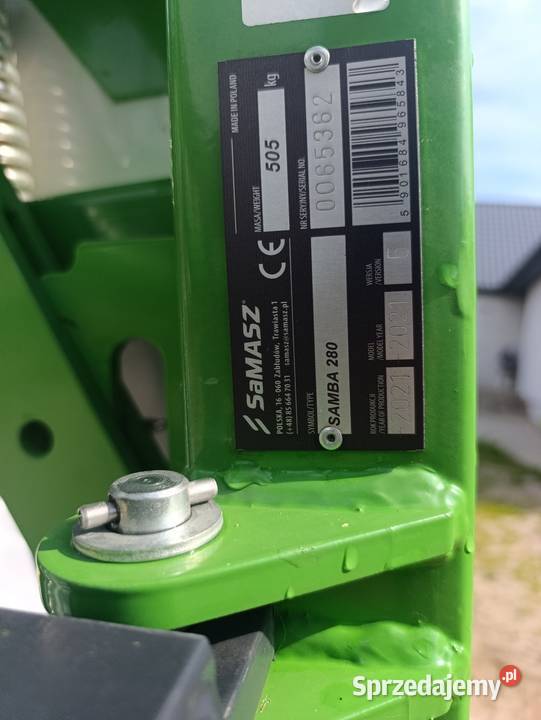 Nowa Kosiarka dyskowa Samasz Samba 280