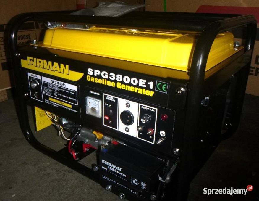 Nieużywany agregat prądotwórczy Firman SPG3800E1 Mszana Dolna