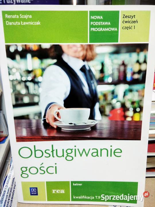 Obsługiwanie gości zeszyt ćwiczeń zawodowe Antykwariat mazowieckie Warszawa