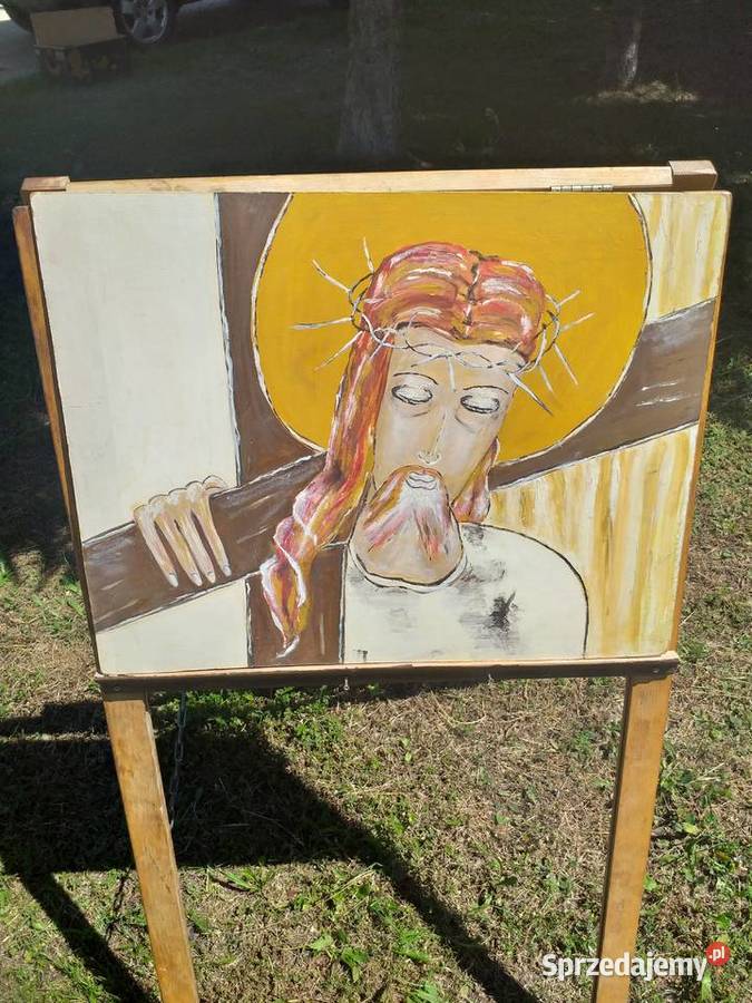 Obraz olejne na płycie pilśniowej w ramie bez Tarnów