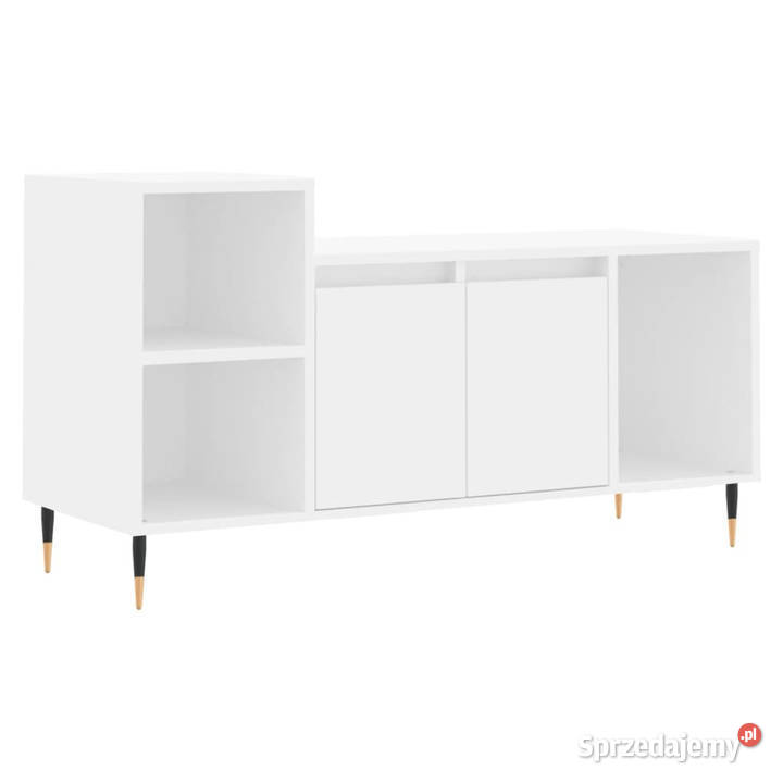 Szafka pod TV biała 100x35x55 materiał Warszawa
