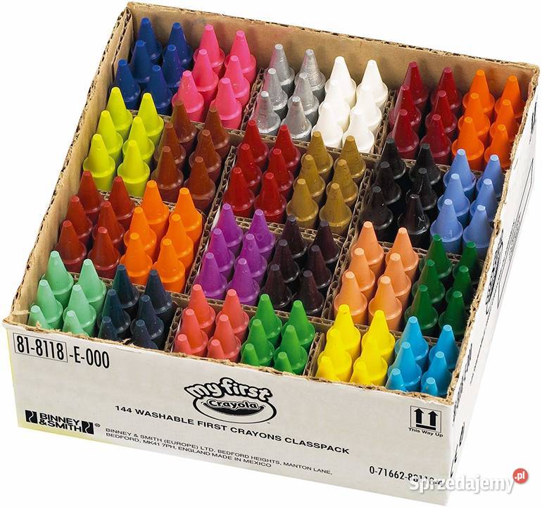 CRAYOLA 144 Grube Kredki MY FIRST CRAYON Artykuły szkolne małopolskie Mogilany